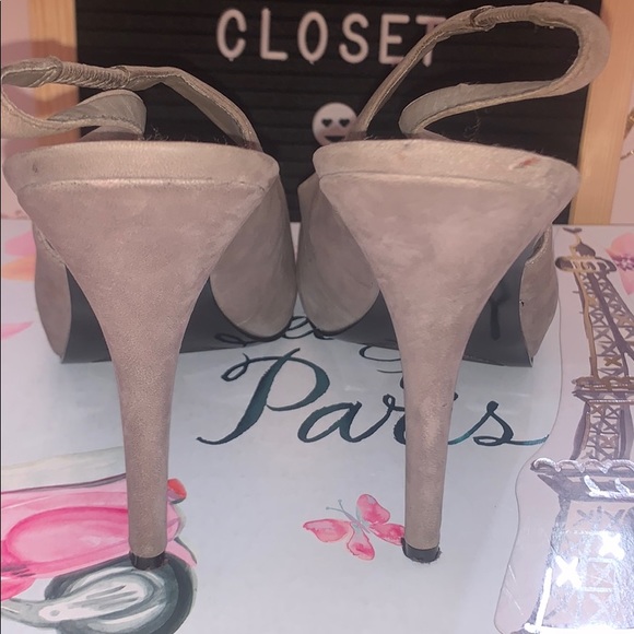 Nine West Open Toe Heels Size 8.5 - Picture 4 of 8